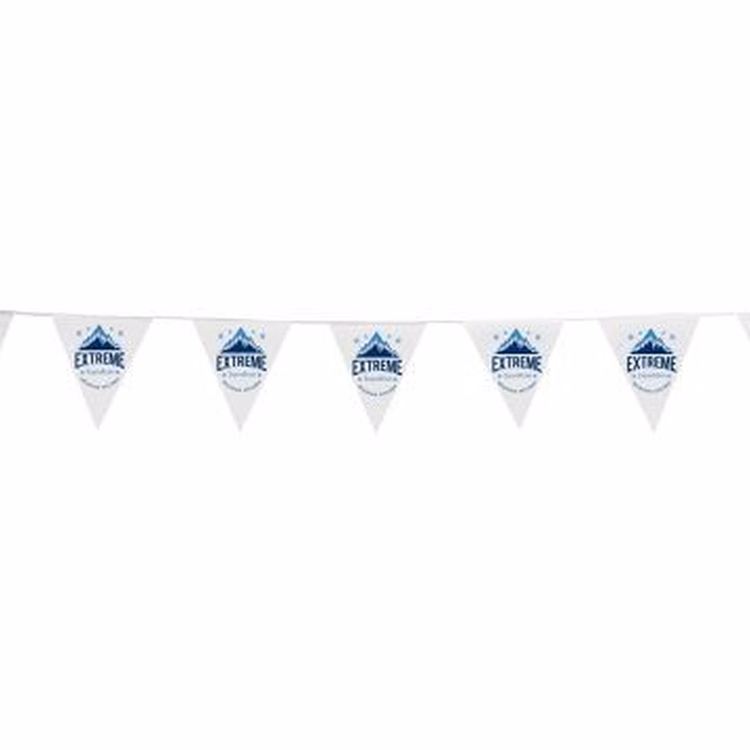 15'- 12"x18"Triangle Pennant String - Double Sided