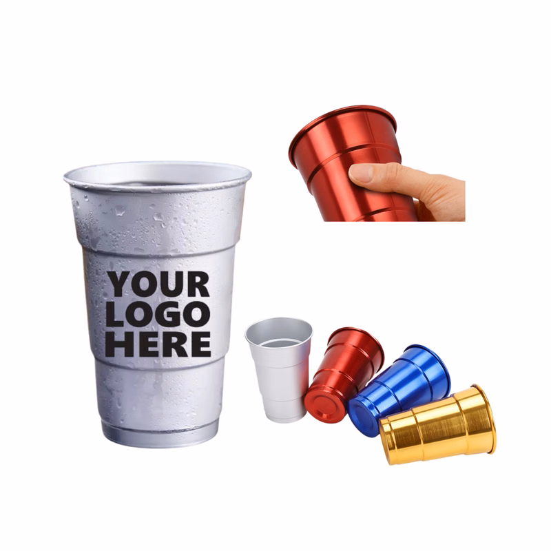 500ml Food-Safe Camping Aluminum Cup