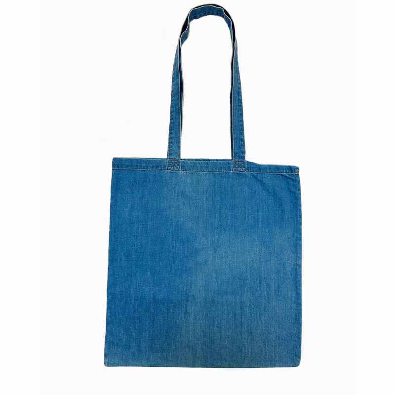 Cotton Denim Tote Bag