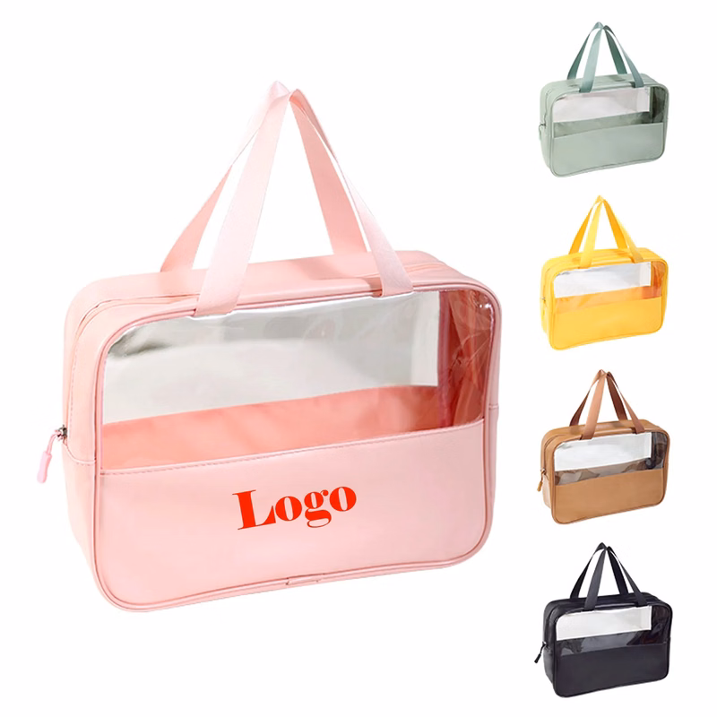 Transparent cosmetic bag