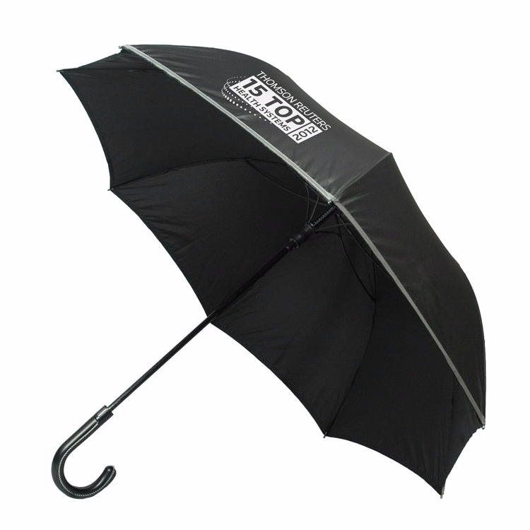 54" Reflective Trim Auto Open Golf Umbrella
