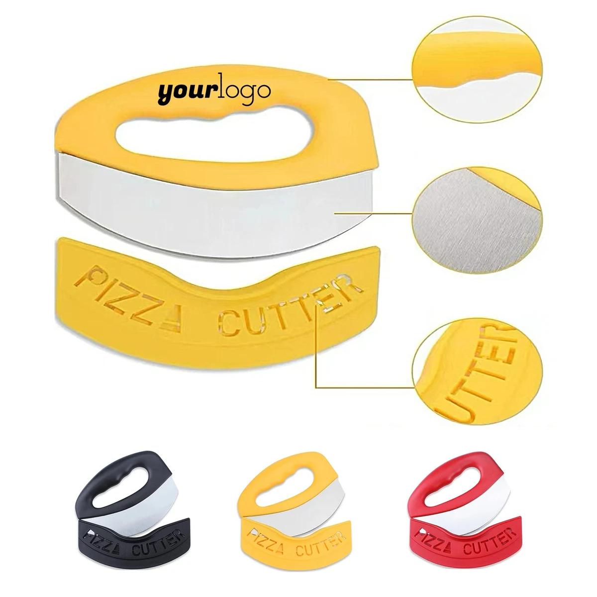 Stainless Steel Pizza Cutter Knife 1