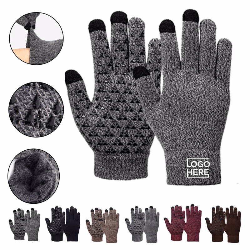 Anti Slip Touch Screen Winter Gloves