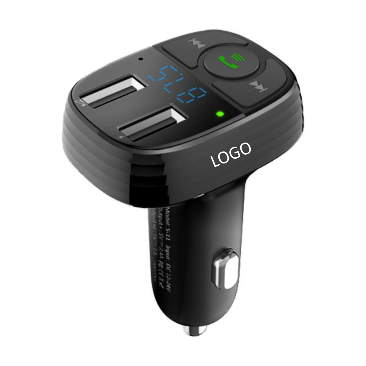 Multifunctional car charger with 5.0 Bluetooth music player 1
