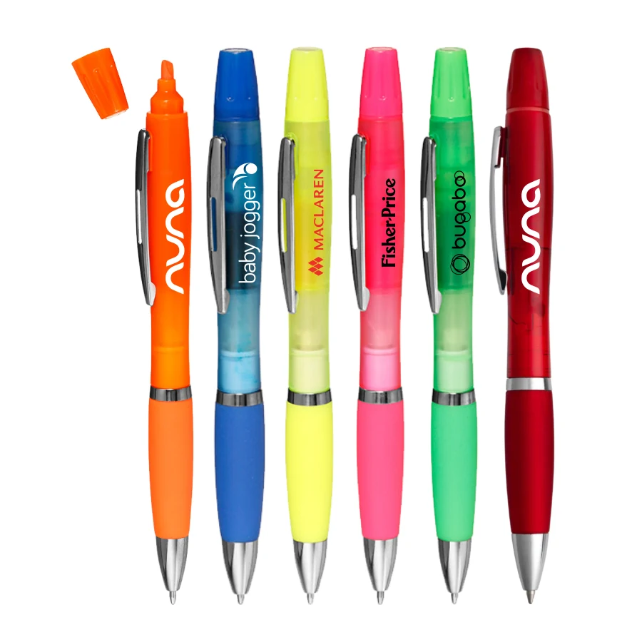 Union printed, Frosted Highlighter Twist Pen 1