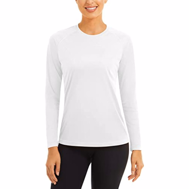 Women's Sunproof UPF 50+ Blank Sublimation Long Sleeve T-shirt