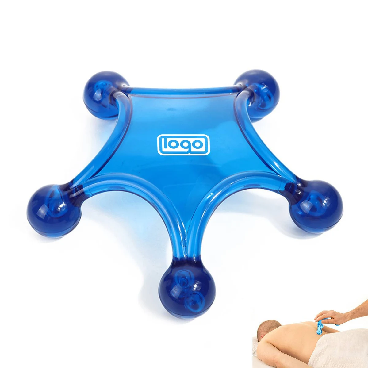 Customized all colors Star Shape Massager 1