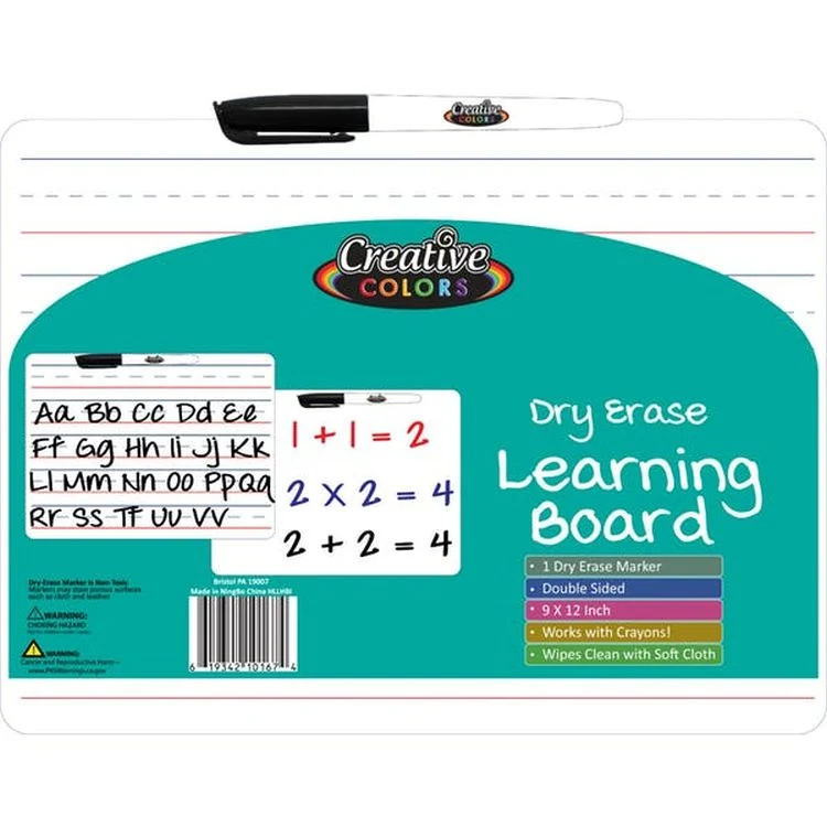 Dry Erase Boards - 9" x 12" Marker Included 1