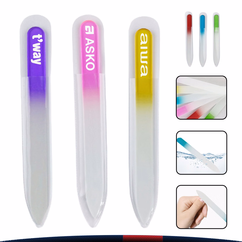 Glass Nail Files with PVC Bag