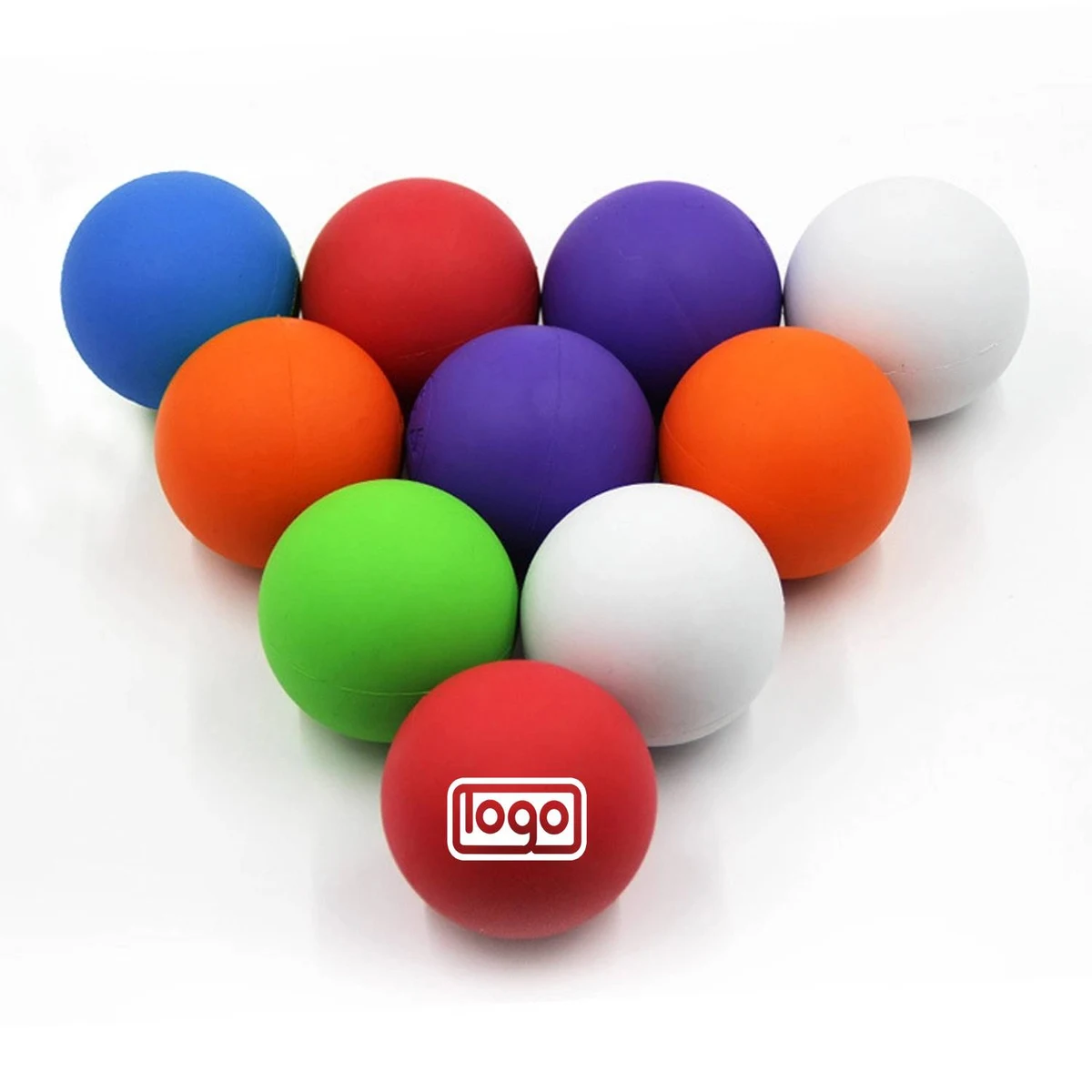 2.5in Rubber Therapy Yoga Roller Balls 1