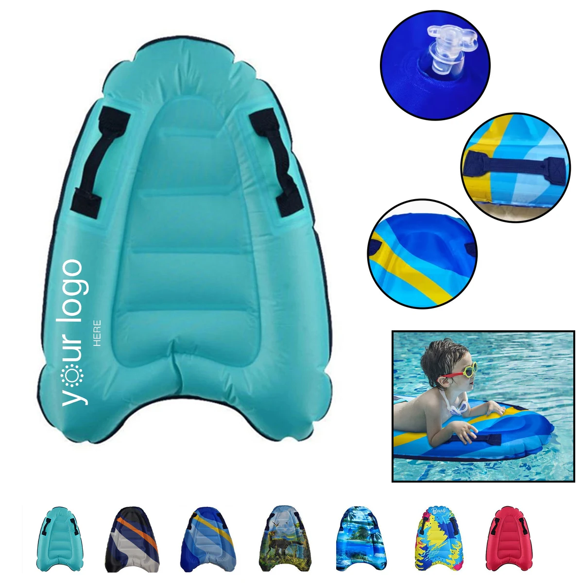 Inflatable SurfBoard With Handle 1