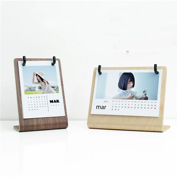 2022 Year of the Tiger Wooden Desk Calendar 1