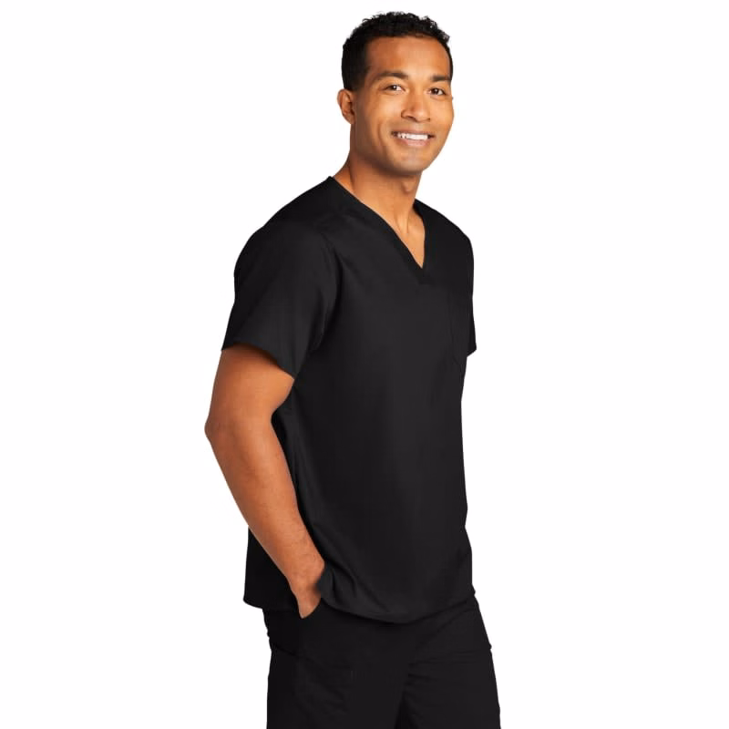 WonderWink Unisex WorkFlex Chest Pocket V-Neck Top