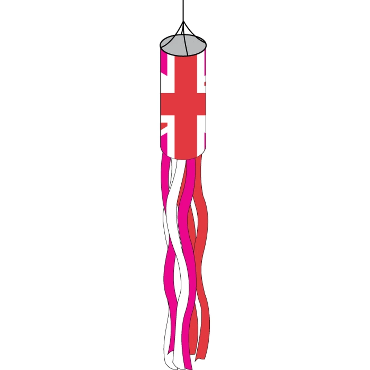 England Pink Windsock 1