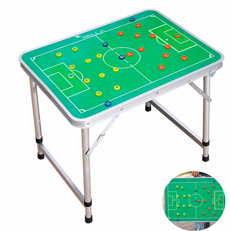 Aluminum alloy folding portable magnetic football board