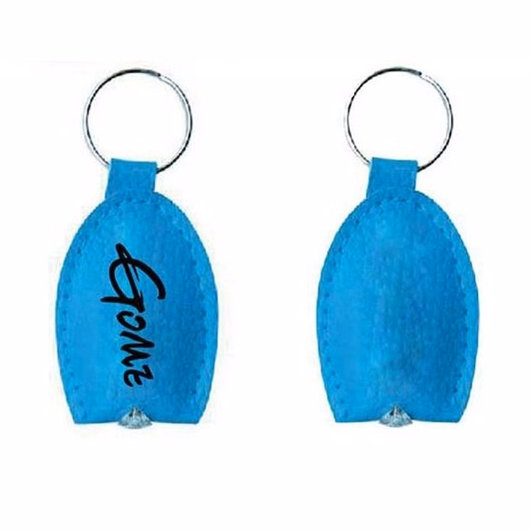PU keychain with LED light