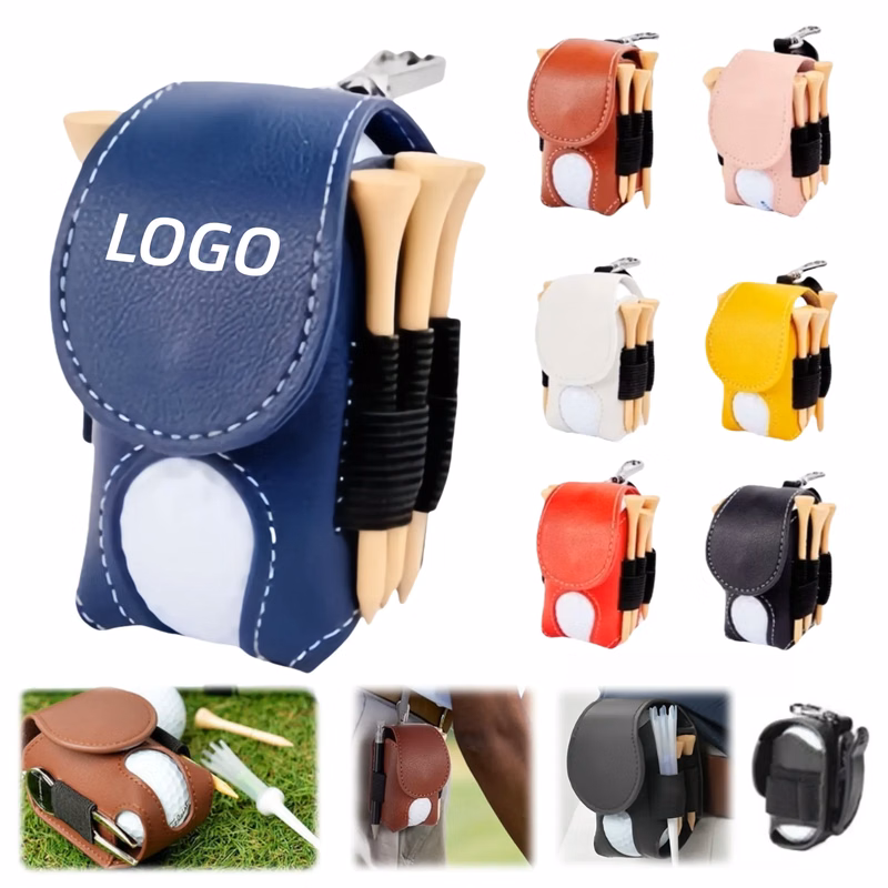 Waist-Mounted Small Golf Tees Set Bag