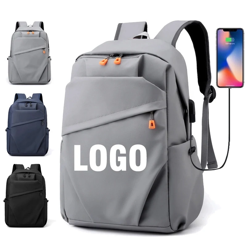 Custom Waterproof Laptop Backpack with USB Charging Port 1