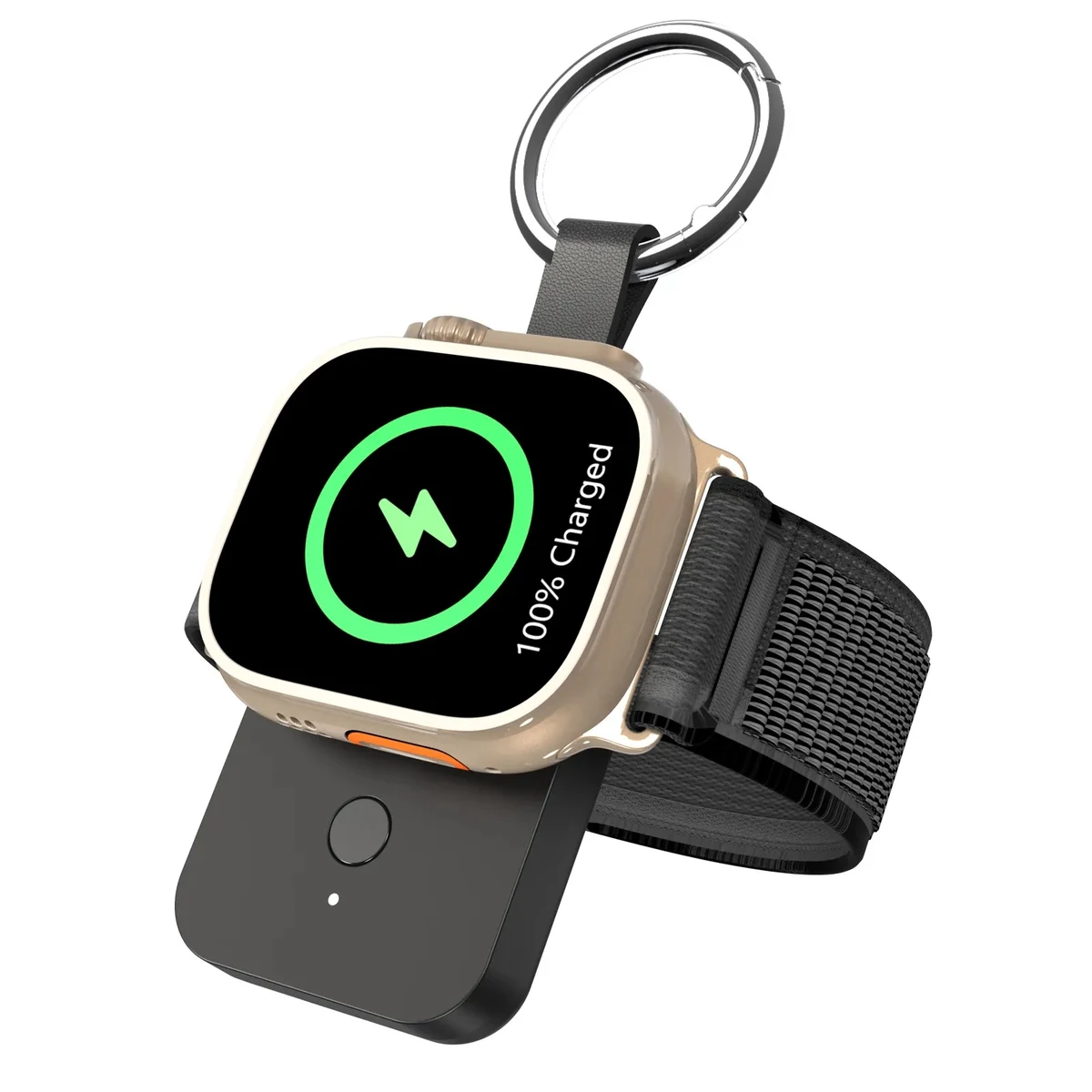 Keychain Style Portable Wireless Charger for Appl Watch Seri 1