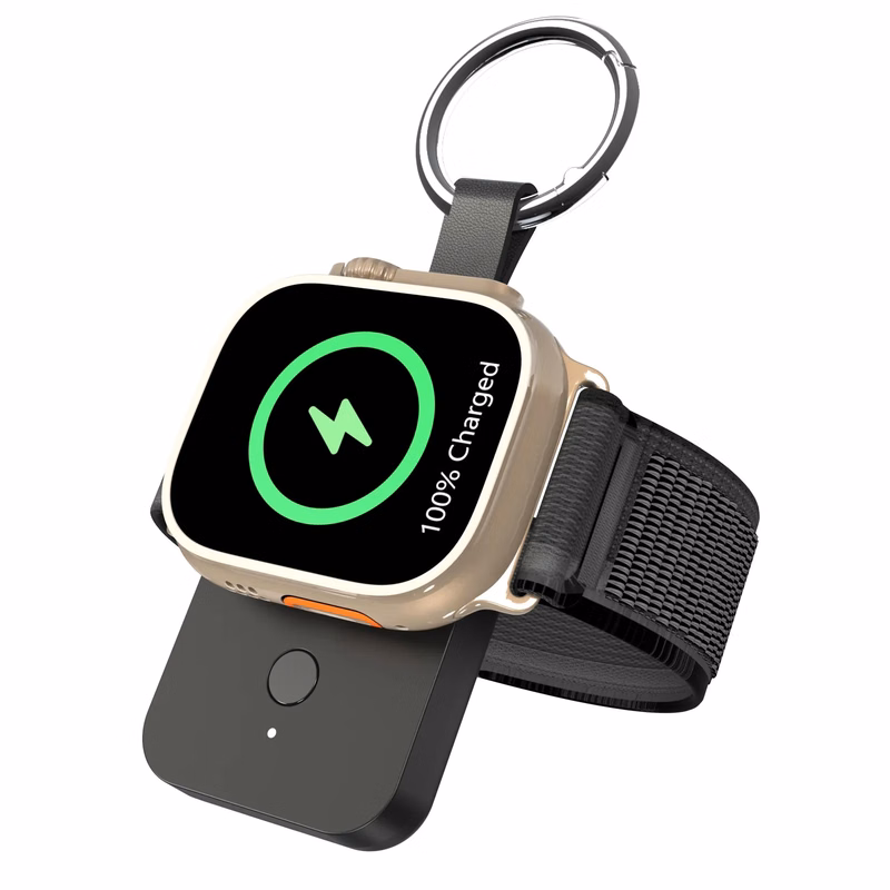 Keychain Style Portable Wireless Charger for Appl Watch Seri