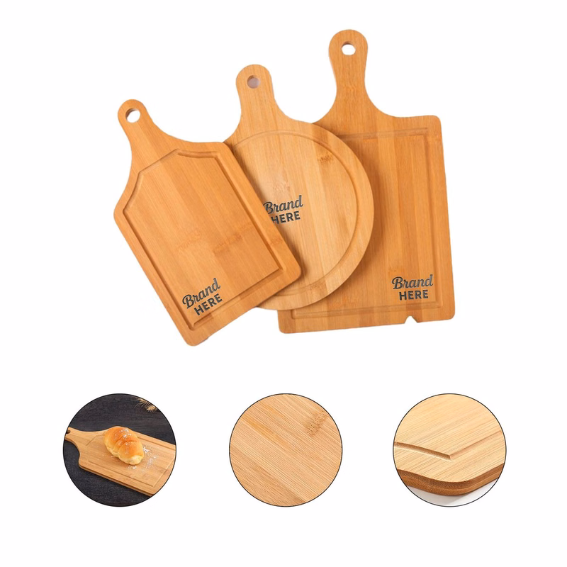 Mini Kitchen Serving Board Bamboo Chopping Board with Handle