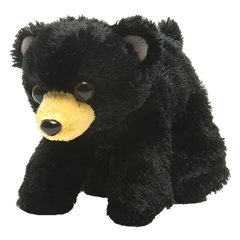 7" Hug'ems Black Bear 1