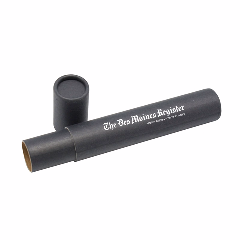 Premium Black Tube Pen Box