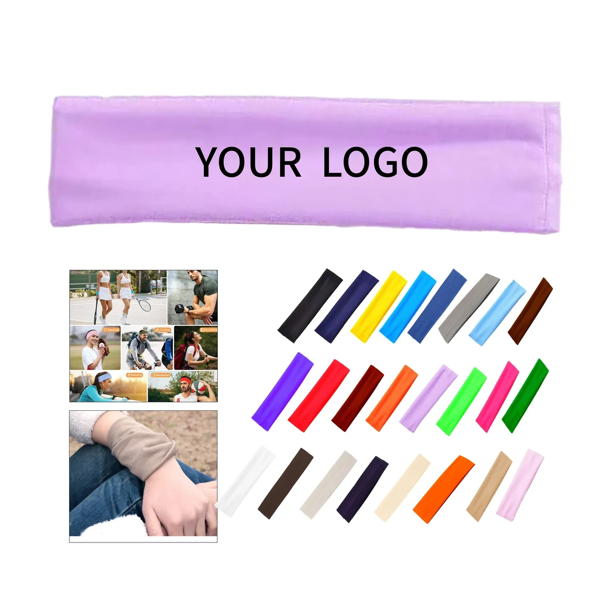 Elastic Sports Headband for Yoga and Running 1