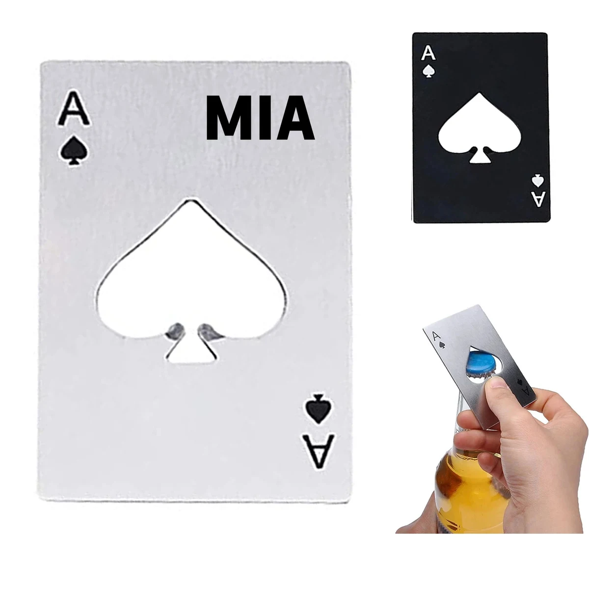 Poker Card Bottle Openers 1