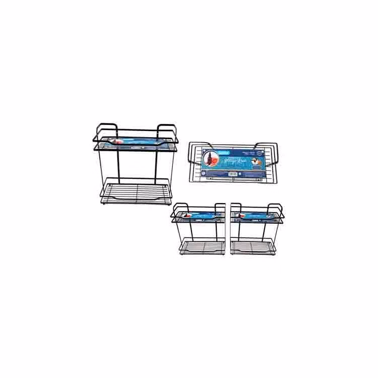 Two Tier Rectangular Bath Racks - Assorted Colors