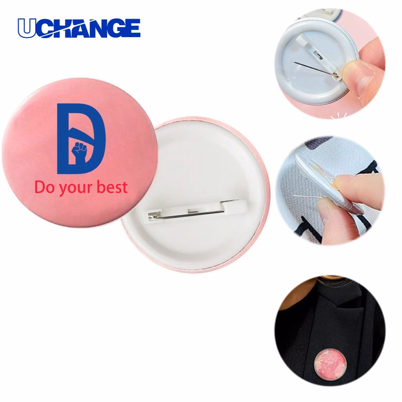 Custom Button Pin Badge