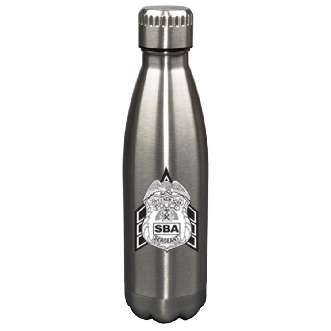 17 oz Glacier Brushed Stainless Steel Vacuum Insulated Double Wall Sports Water Bottle 1