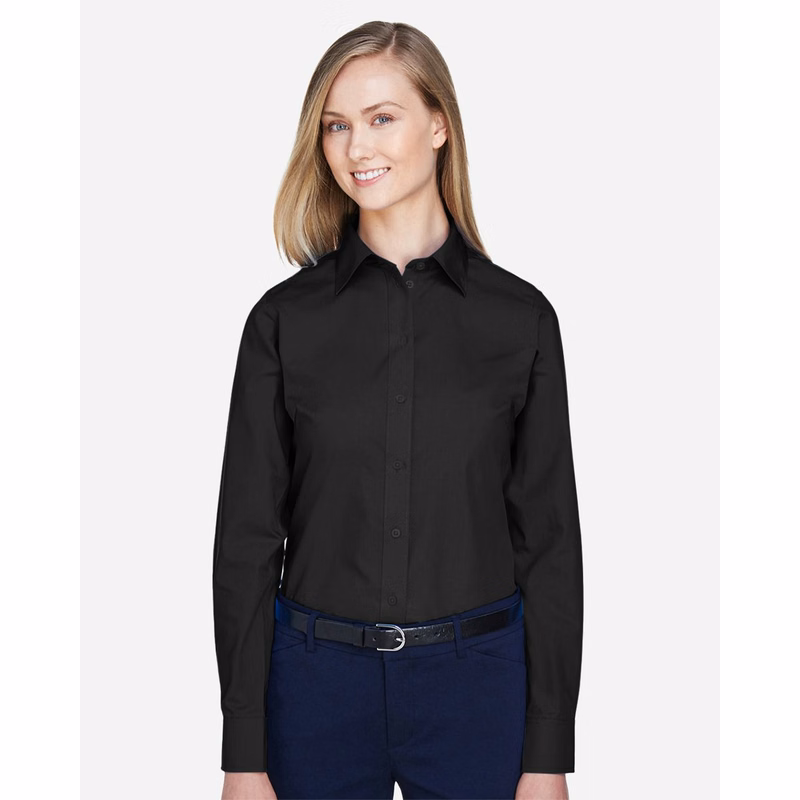 Women's Crown Collection® Broadcloth Woven Dress Shirt - D620W