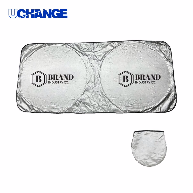 Foldable Car Windshield Sunshade With Pouch