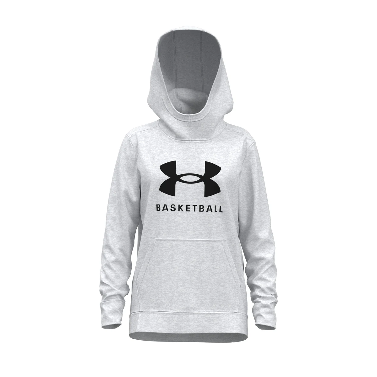 Girls' Armour Fleece Basketball Hoodie, custom hoodie or sweatshirt with logo imprint 1