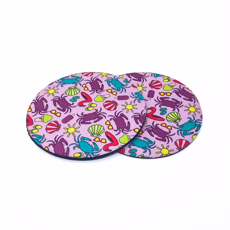 Round Neoprene Coaster