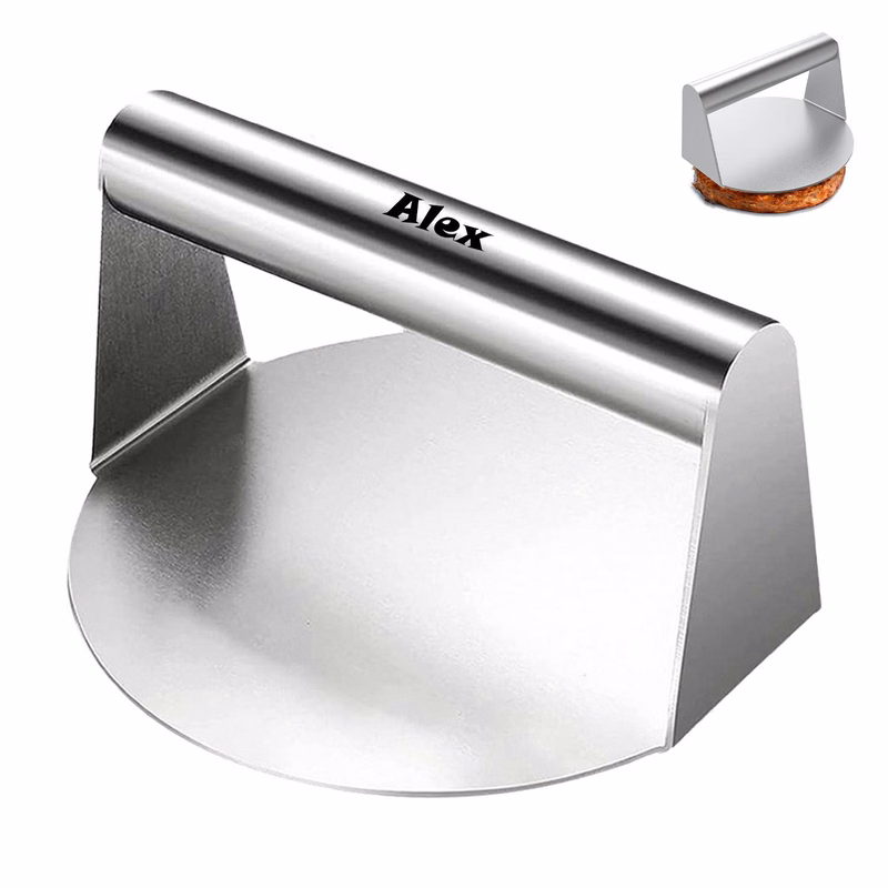 Steak pressing plate