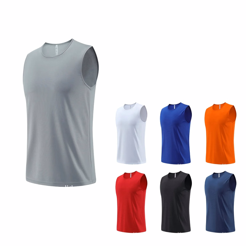 MOQ50 Breathable Men's Running Yoga Fitness Tank Top
