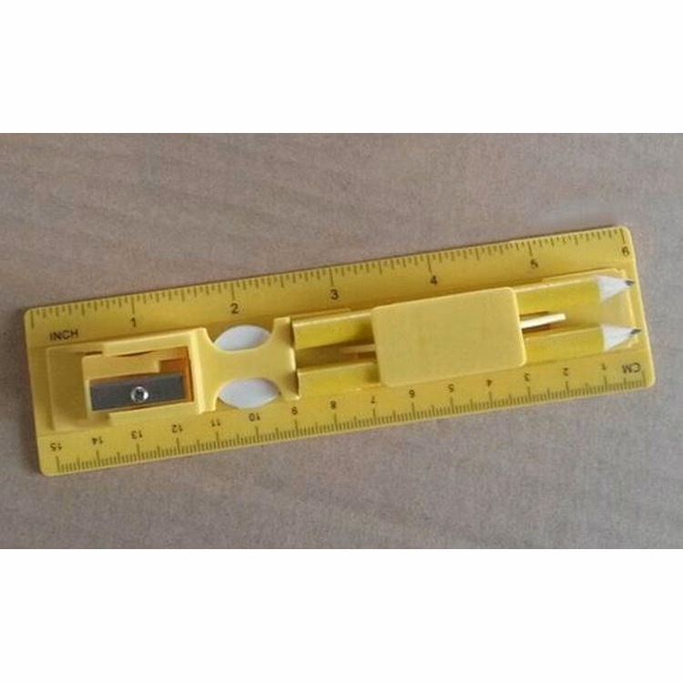 Eco-friendly Plastic Stationery Ruler Set