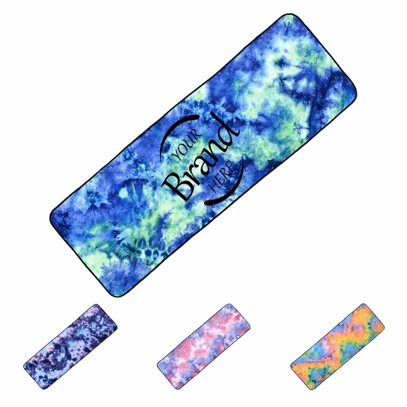 Tie-Dye Non Slip Yoga Towel Mat