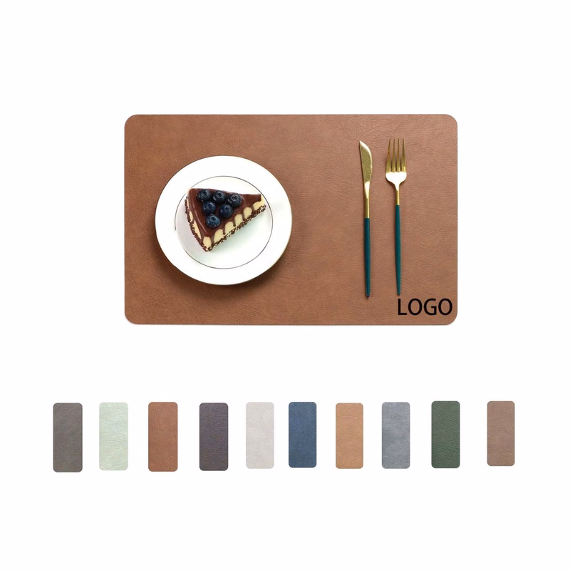 Double-Sided Cowhide Pattern Placemat