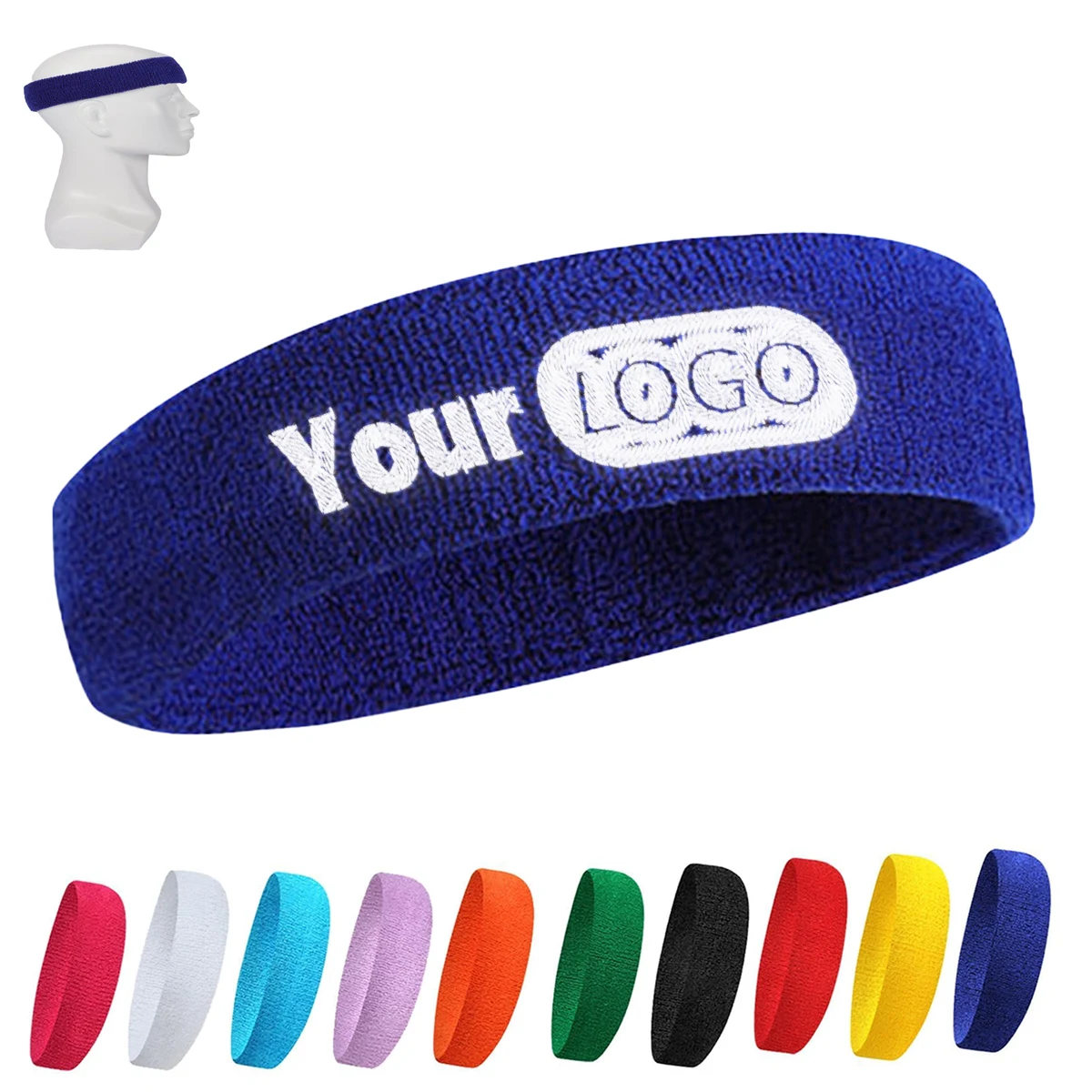 Cotton Sweat Headband 1