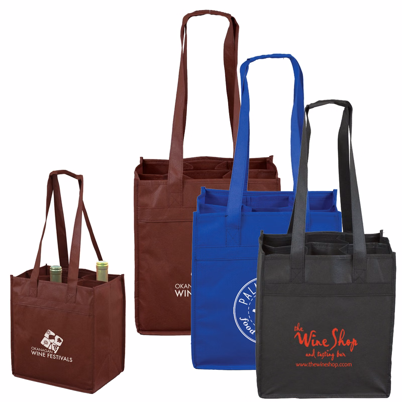 Tuscany Tote Bag - 6 Wine Bottles