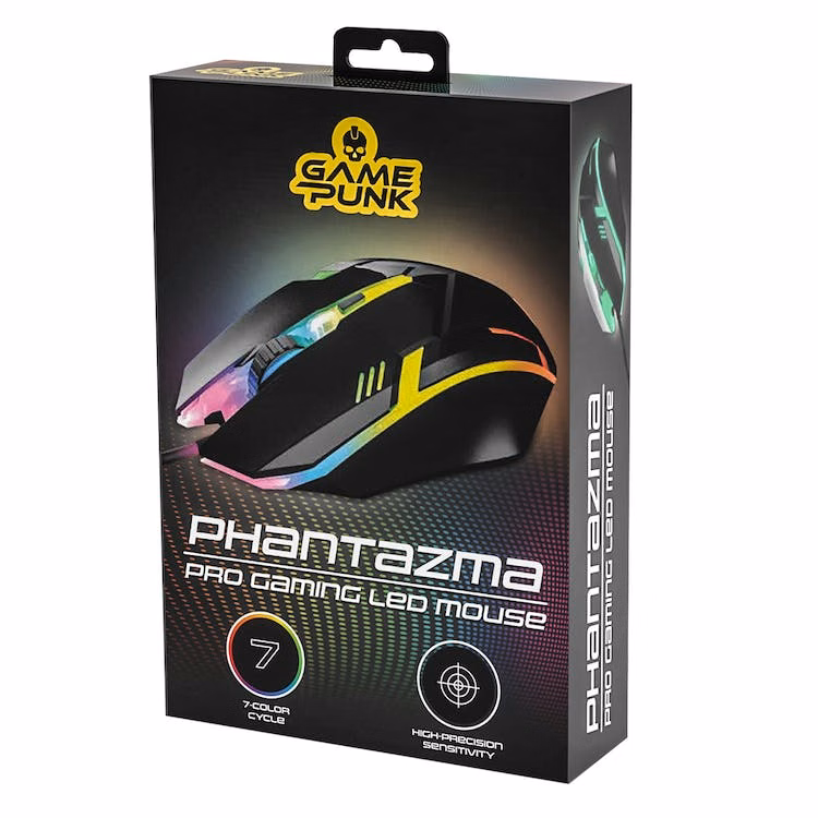 Phantazma Pro Gaming LED Mouse - 7 Color Cycle