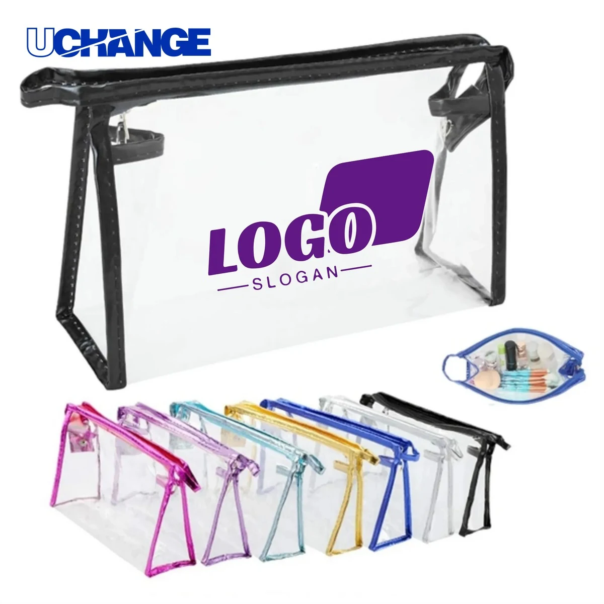 Clear Travel Security Toiletry Pouch Organizer 1