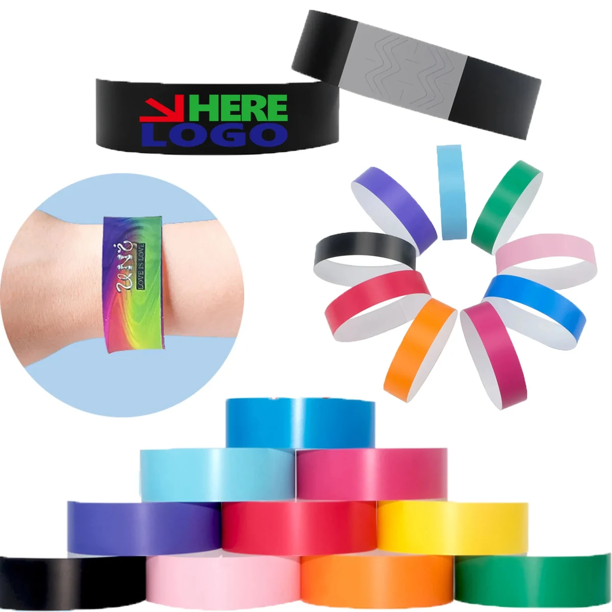 Amusement Park & Bar VIP Paper Wristbands 1