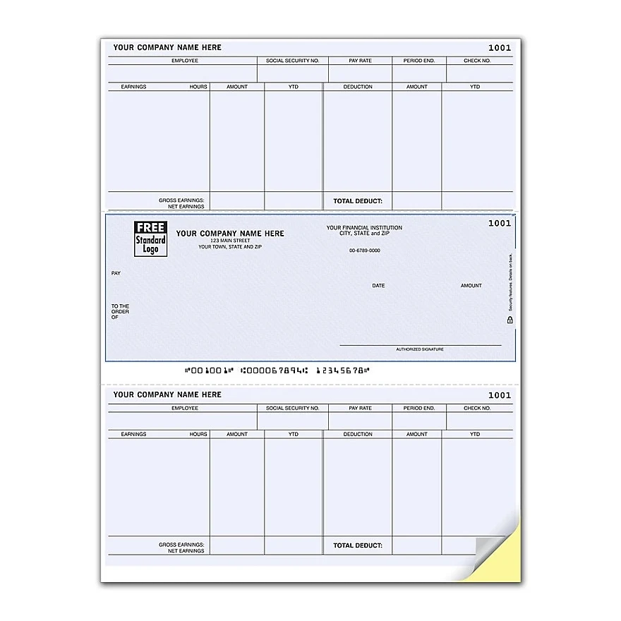 Laser Payroll Check 1