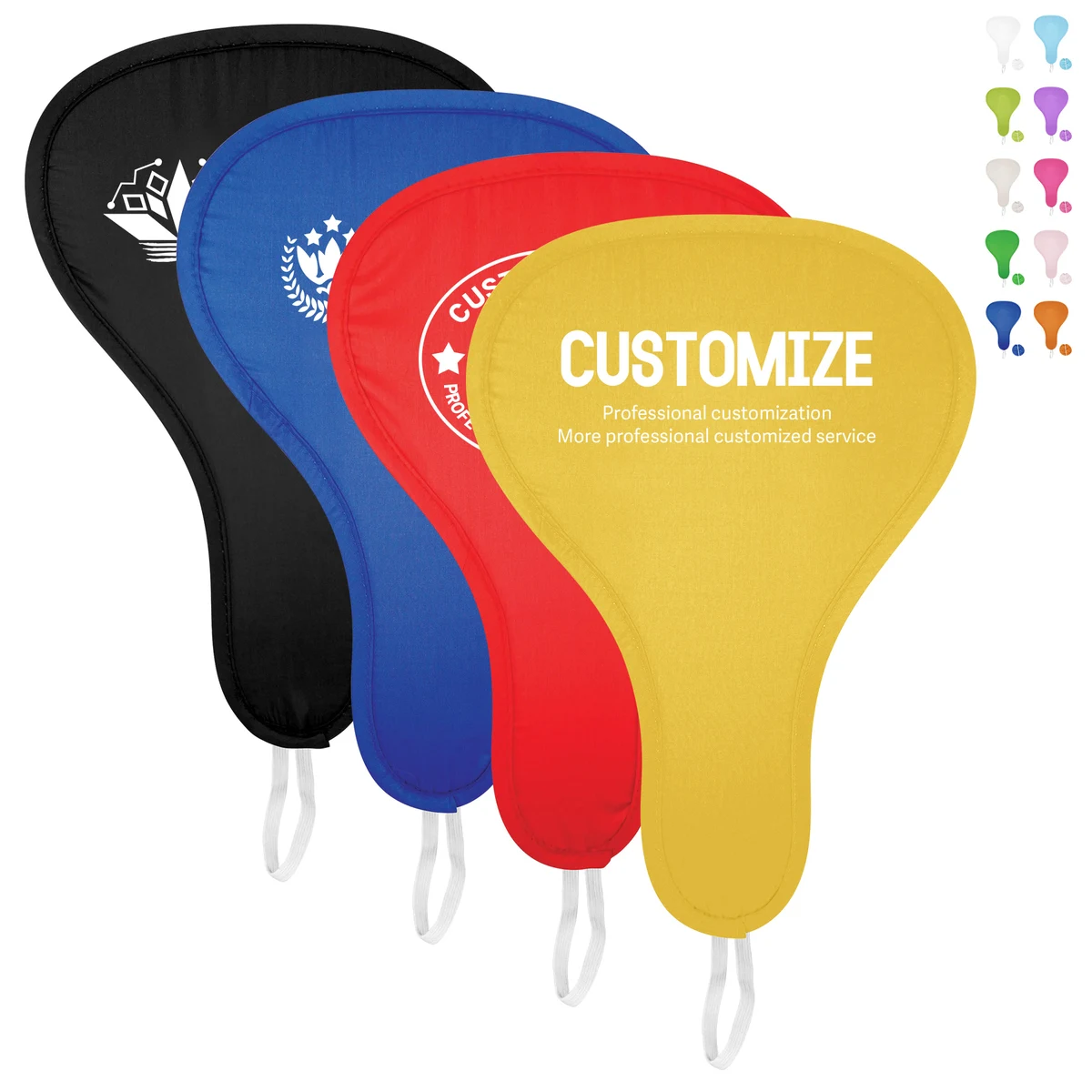 Foldable Sublimated T Shape Polyester Disc Fan (MOQ: 100 Pcs) 1