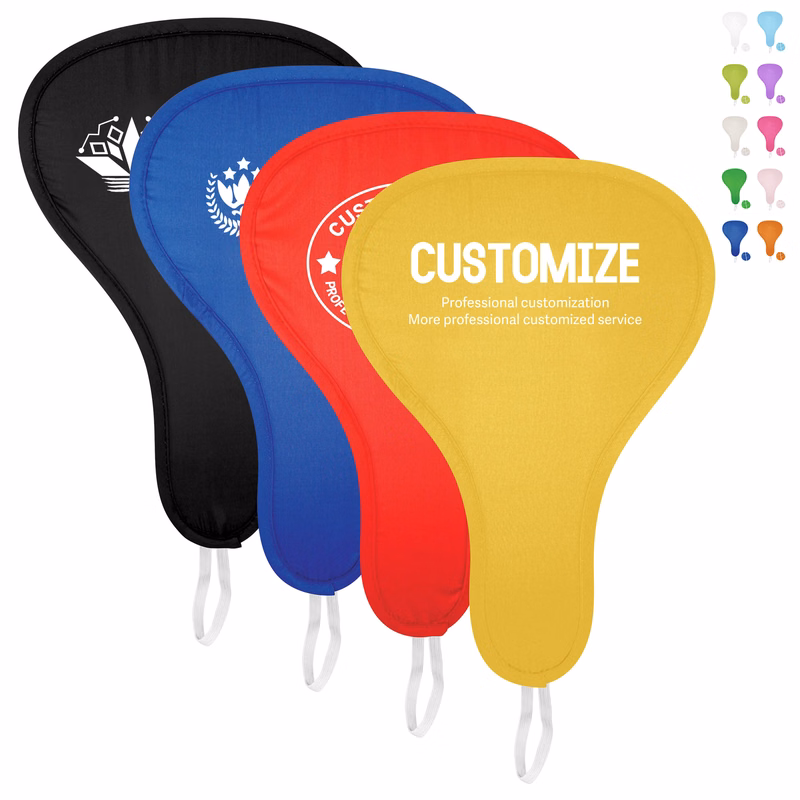Foldable Sublimated T Shape Polyester Disc Fan (MOQ: 100 Pcs)
