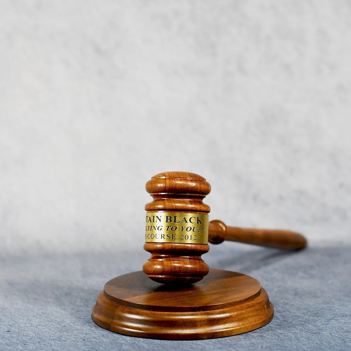 Walnut Gavel With Sounding Block 1
